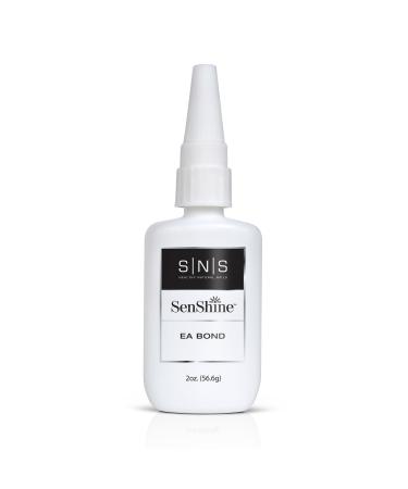 SNS Base Coat Nail Polish for Nail Dip Powder EA Bond Refill - Improves Adhesion of Dip Powder Manicure for Oilier Nails - Nail Polish That Supports Nail Health Low-Odor & No UV Lamp Required - 2 Oz