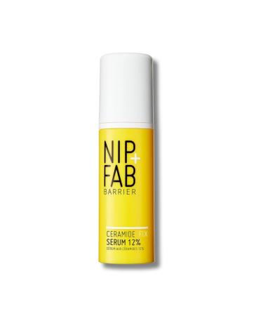 Nip+Fab Ceramide Fix Serum 12% 50 ml Replenishing Ceramide-Enriched Complex Skin Barrier Strengthener Rebalance and Soften the Skin with Niacinamide Azelaic Acid and Biolin