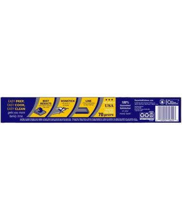 Reynolds Wrap Non-Stick Aluminum Foil 50 Sq Ft - Pack of 2 | Non-Stick Cooking Essential - Buy Online on GoSupps.com