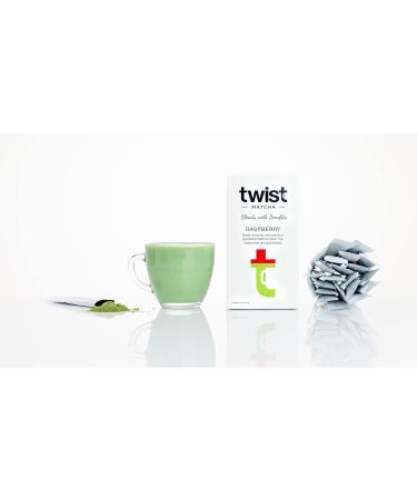 Raspberry Matcha Green Tea - 20 Single Serve Sachets - Twist Teas - Buy Online on GoSupps.com