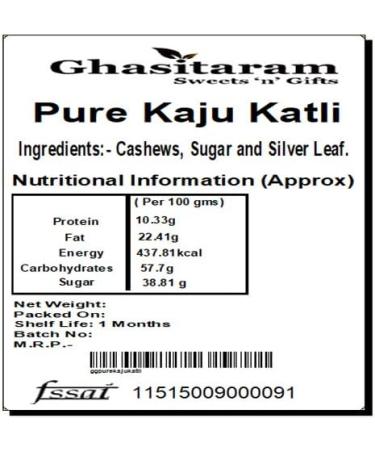 Jaiccha Ghasitaram Diwali Gifts Gourmet Big Hamper Box of 18 Goodies with Kaju Katlis - Buy Online on GoSupps.com