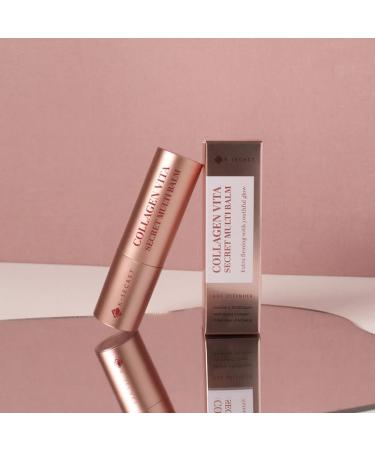 KSECRET Collagen Vita Secret Multi Balm 11g / 0.39oz. | Korean Skincare | for anti wrinkles & brightening with pure vitamin C Hydrate & Lift on face forehead and between eyes fine lines
