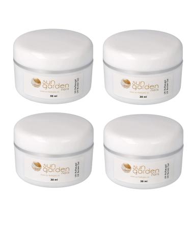UV Gel Classic Builder Gel Clear 4 x 30ml - Transparent UV Builder Gel for Strong Smooth Nails | International Shipping Available - Buy Online on GoSupps.com