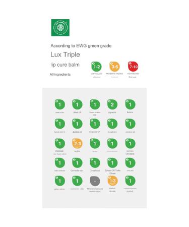 Natural Tinted Lip Balm - Lux Triple Lip Cure Balm Athena (Red Orange) | 4 Million Sold in South Korea - Buy Today - Buy Online on GoSupps.com