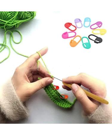 SUZUYO Stitch Markers Set - 120Pcs Multicolor Knitting Crochet Locking Stitch Needle Clip Counter - Buy Online on GoSupps.com
