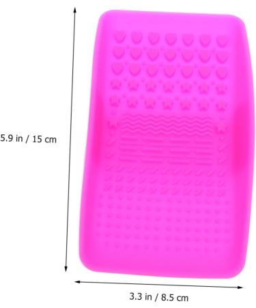 minkissy 1pc Brush Washing Mat Makeup Brush Scrubber Mat Makeup Brush Cleaner Mat Brush Cleaning Pad Silicone Makeup Brush Cleaning Mat Cleanser Hair Brush Cleaner Tool Portable Paint Brush - Buy Online on GoSupps.com