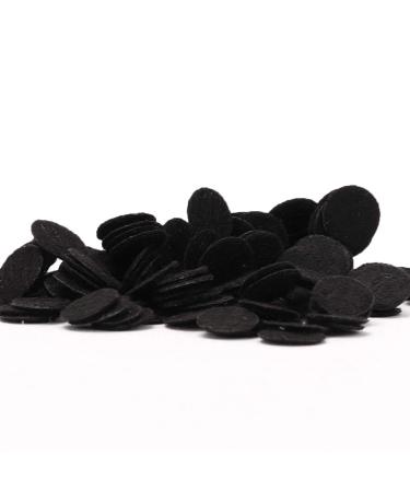 100pcs Black Microdermabrasion Filters  3 Sizes Cotton Filter Round Filtering Pads for Blackhead Removal Beauty Machine(20mm)