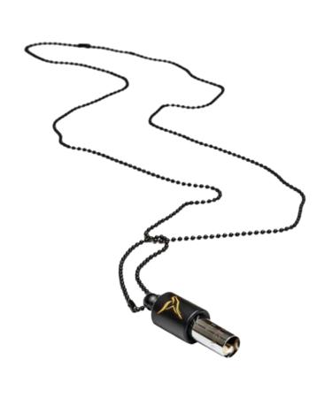 Lovetuner Breathing & Meditation Tuning Necklace 528 Hz Whistle |528 Hz Solfeggio Frequency |Breathwork Necklace Mindfulness Device for Anxiety & Stress Relief Through Sound Healing Black Ball Chain