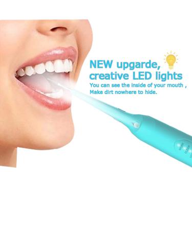 Electric Dental Calculus Remover - Tartar Scraper with USB 4 Replaceable Heads Teeth Polishing Blue - Fight Tooth Stains & Improve Oral Hygiene - Buy Online on GoSupps.com