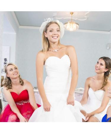 Silver BAHABY Bride Headband for Bridal Shower, Bachelorette Party & Wedding - Buy Online on GoSupps.com