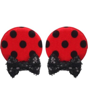 New 2025 New Flower 2.8"Mouse Ears Barrettes Hair Clips For New For Fashion Sequins Bow Decoration Festival Party Hairpins DIY Hair Accessories Jewelry Fashion Accessories Creative Gift - Buy Online on GoSupps.com