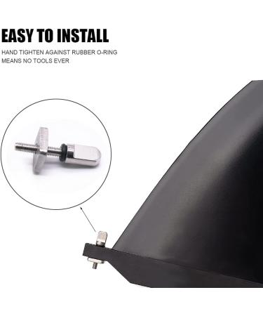 6Pcs Stainless Steel Surfboard Fin Screws - Tool-Free Thumb Screws for SUP, Longboard, Paddleboard - Surfing Accessories - Buy Online on GoSupps.com