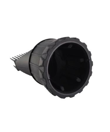 GAMMA+ Professional Hair Dryer Comb Attachment - 32 Teeth Black | Fits 1.5 Diameter Dryers - Buy Online on GoSupps.com