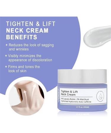 50ml Advanced Neck Firming Cream - Best For Tightening Sagging Skin Tighten & Lift Firming Neck Cream Anti Aging Smoothes Wrinkles Skin Tightening and Repair Decolletage Cream 2pc - Buy Online on GoSupps.com