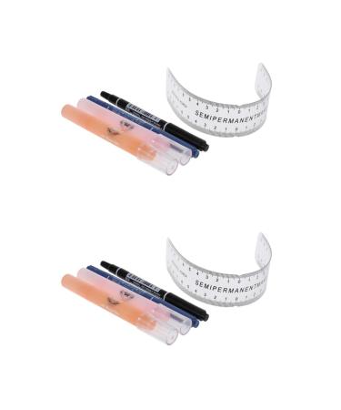 NOLITOY 2pcs Eyebow Kit Eyebrow Microblading Kit Set Eyebrow Pencil Disposable