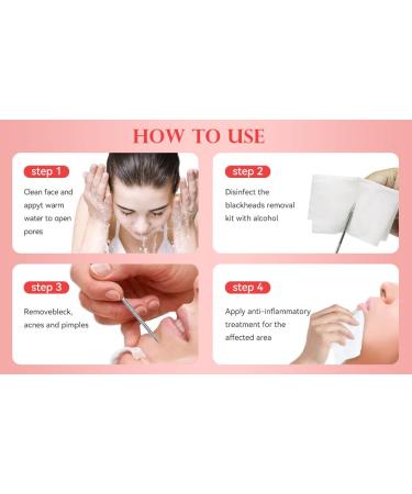 8PCS Stainless Steel Blemish Removal Tool Kit in Portable Metal Case - Buy Online on GoSupps.com