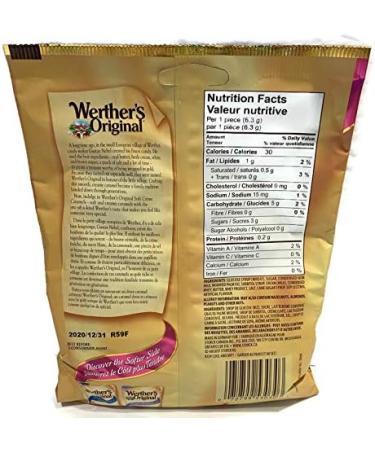 WERTHERS Original 3 Pack - Creamy Caramel Filled Hard Candies Soft Eclairs Caramels Soft Creme-Caramels - Buy Online on GoSupps.com