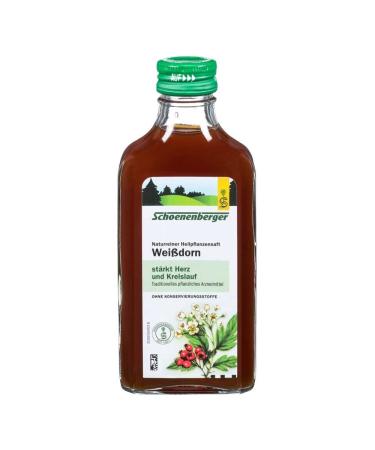 Schoenenberger Hawthorn Juice - Organic Medicinal Plant Juice 3x200 ml | International Shipping Available - Buy Online on GoSupps.com