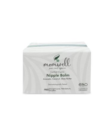 Momwell Organic Nipple Balm | 30ml Pregnancy Care Cream | Natural Fragrance-Free & Vegan | Safe for Breastfeeding Moms & Babies - Buy Online on GoSupps.com
