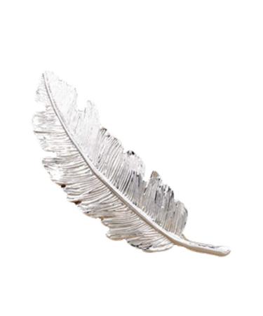 INTVN Hair Clips - Metal Feather Leaf Hair Accessories for Girls & Women | 6-Piece Set - Buy Online on GoSupps.com