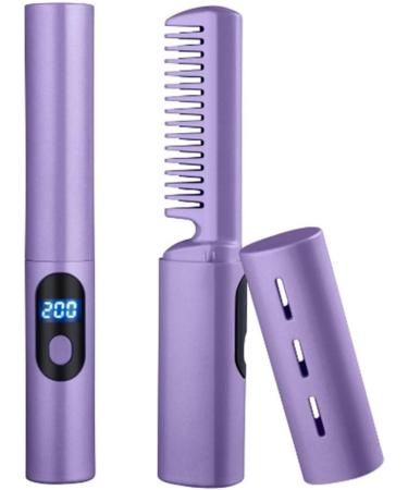 Wireless Hair Straightener Comb & Curling Wand - Three-Level Temperature Hair Waver for Salon-Quality Styling - Buy Today - Buy Online on GoSupps.com