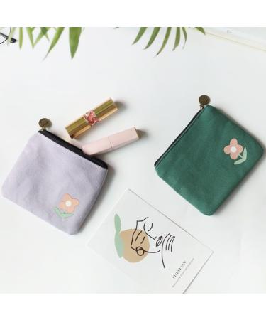 Mobeon 3 PCs Cute Women's Bandages & Tampon Organizer - Puppy Motif Pocket Storage Bag with Zippers | Period Essentials - Buy Online on GoSupps.com