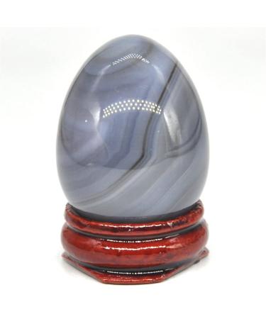 30x40mm Grey Agate Oval Natural Crystal Suitable for Home Raw Stones and Minerals Home Goods