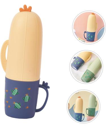 Balacoo Portable Toothbrush Holder - Travel-Friendly Organizer & Wash Cup | Blue 21.5x5.2cm - Ideal for Trips & Dental Care - Buy Online on GoSupps.com