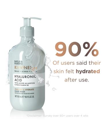 Baylis & Harding Hyaluronic Acid Hand Wash - Cleanse & Hydrate (16.9 oz) | International Shipping Available - Buy Online on GoSupps.com