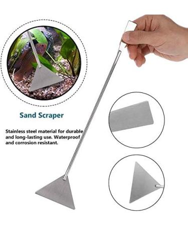 miuse Aquarium Scissor Tweezers Spatula Tool - 4 in 1 Stainless Steel Aquatic Plants Aquascaping Tools Set for Fish Starter Kits & Aquariums Tank - Buy Online on GoSupps.com