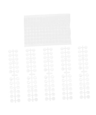 DOITOOL 8 Sets Nail Display Board Mini Nail Display Round Nail Color Plates Nail Color Display Chart Nail Tip Color Plate Nail Art Display Chart Nail Sticks 3d Plastic Template Manicure