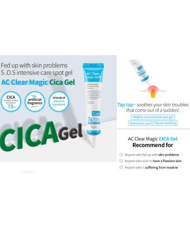 Buy The Plant Base AC Clear Magic Gel 30ml | CICA Trouble Gel with 78% Centella Asiatica | Korean Skincare for Spot Treatment | International Shipping - Buy Online on GoSupps.com