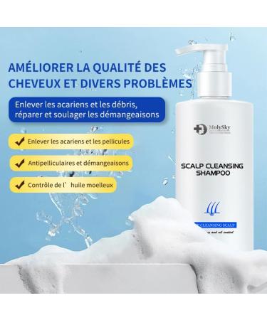  MOLYSKY Bitter Ginseng Anti-Dandruff Shampoo Itchy Oil Control Anti-Mite Flaky Scalp Cleansing Shampoo - Buy Online on GoSupps.com