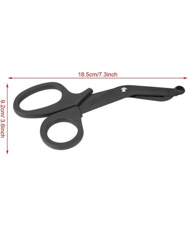 Buy First Aid Scissors for Nurses | Stainless Steel Trauma & Emergency Scissors (Black) - Fast International Shipping - Buy Online on GoSupps.com