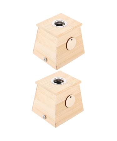 FOMIYES 2ST MOXIBUSISTION-BOX Body Moxibusion-Top Moxibuscy Device Portable Moxibusion Box Tool Moxibusproof MOXA Standparrowing Holden Set Storage Counter Castle