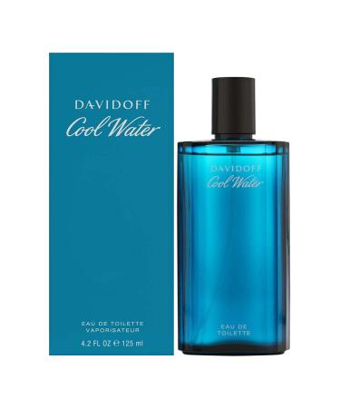 Cool Water by Davidoff, 4.2 oz Eau De Toilette Spray for Men Coriander,Fresh,Mint 4.2 Fl Oz (Pack of 1)
