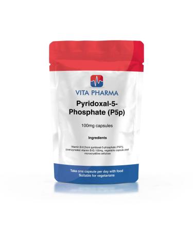 VITA PHARMA Pyridoxal-5-Phosphate (P5p) 100mg 60 Capsules