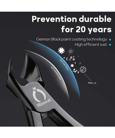 Senior Toenail Clippers for Thick Nails | Podiatrist-Approved Surgical Stainless Steel Trimmer with Sharp Blades and Light Soft Handle - Buy Online on GoSupps.com