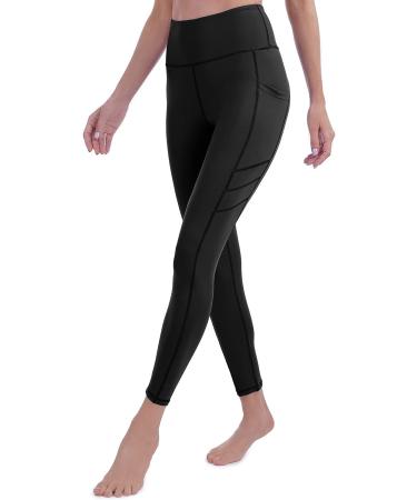 Vnnink Professional Yoga Leggings for Women - Ultra Stretch High Waisted Pants with Pockets - Black XL - Buy Online on GoSupps.com
