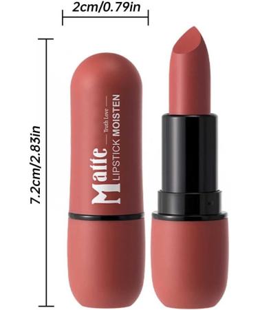 Rouge l vres velours mat 6 couleurs antiadh sives durables pour les femmes maquillage l vres l preuve des taches et l preuve des transferts rouge l vres lisse et cr meux 1 unit (Lot de 1) red-1 - Buy Online on GoSupps.com
