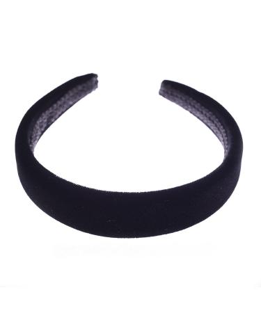 Arranview Jewellery Black headband with padded velvet alice hair band