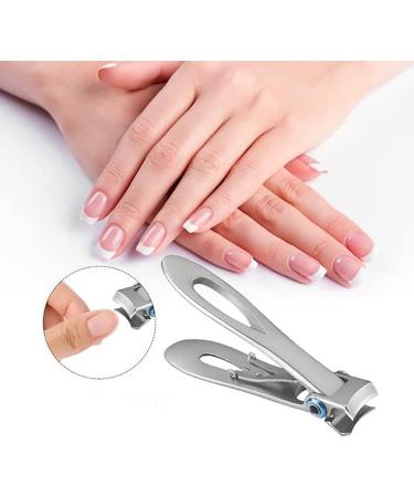 Nail Clipper Wide Jaw Opening Nail Clippers Giant Nail Clipper for Thick Nails Stainless Steel Fingernail and Toenail Clippers Cutter Trimmer for Men Women - Buy Online on GoSupps.com