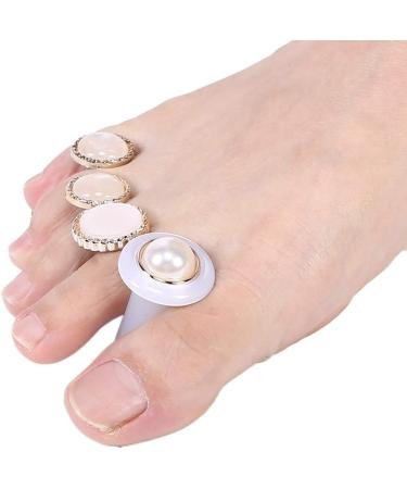 Toe Separators 8 Pcs Reusable Silicone Toe Spacers Nail Art Toe Separation Tool Pedicure Care(MY-05) - Buy Online on GoSupps.com