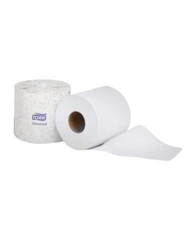 Tork Universal TM1602 Bath Tissue Roll 2-Ply 4" Width x 3.75" Length White (Case of 48 Rolls 420 per roll 20 160 Sheets)