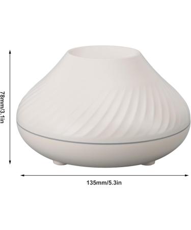 Essential Oil Diffuser - Aroma Diffuser Humidifier with Flame Light | USB Aromatherapy Desk Humidifier for Bedroom & Office - Beige - Buy Online on GoSupps.com