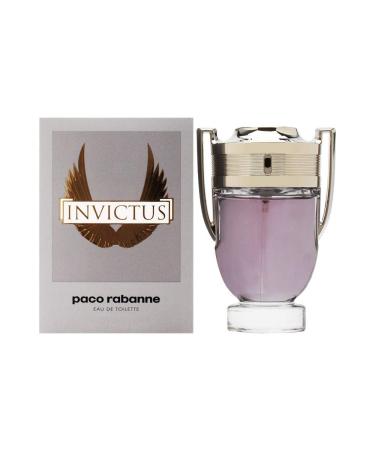 Paco Rabanne Invictus Fragrance For Men - Ecstatically Addictive - Scent Of Victory - Notes Of Sea Grapefruit And Guaiac Wood - Smash Up Of Freshness And Heat - Powerful Stimulant - Edt Spray - 3.4 Oz
