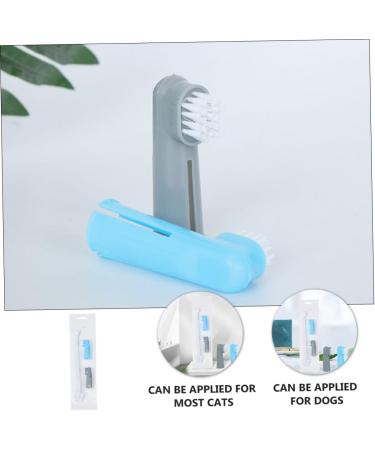 FOMIYES 9 pcs Tools and Brush Cleaning Professional Finger Double-head Cat Pet Plastic Teeth Dog 1 count (Pack of 1) Assorted Colorx3pcs - Buy Online on GoSupps.com