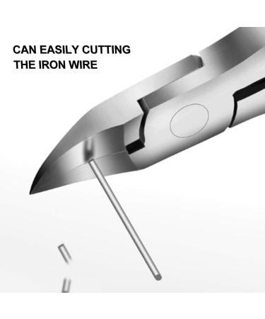 High Flexibility Round Handle Ingrown Toenail Clipper High Hardness Efficient Nail Trimmer Manicure Store for Home Beauty Salon Salon Shop Black - Buy Online on GoSupps.com