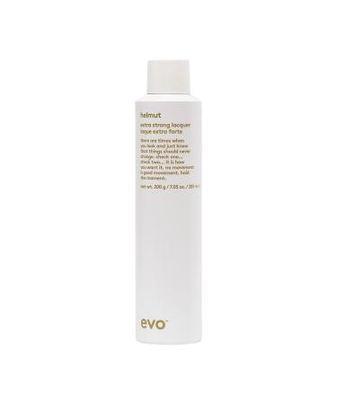 EVO Helmut Extra Strong Lacquer - Strong Hold Hair Spray - For Long-Lasting Shine & Styling 6.7 Ounce (Pack of 1)