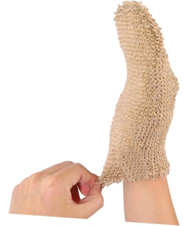 Beaupretty 2pcs Scrub Gloves & Spa Miss Sponge Mat - Eco-Friendly Ramie Jute for Exfoliating & Skin Care - Buy Online on GoSupps.com